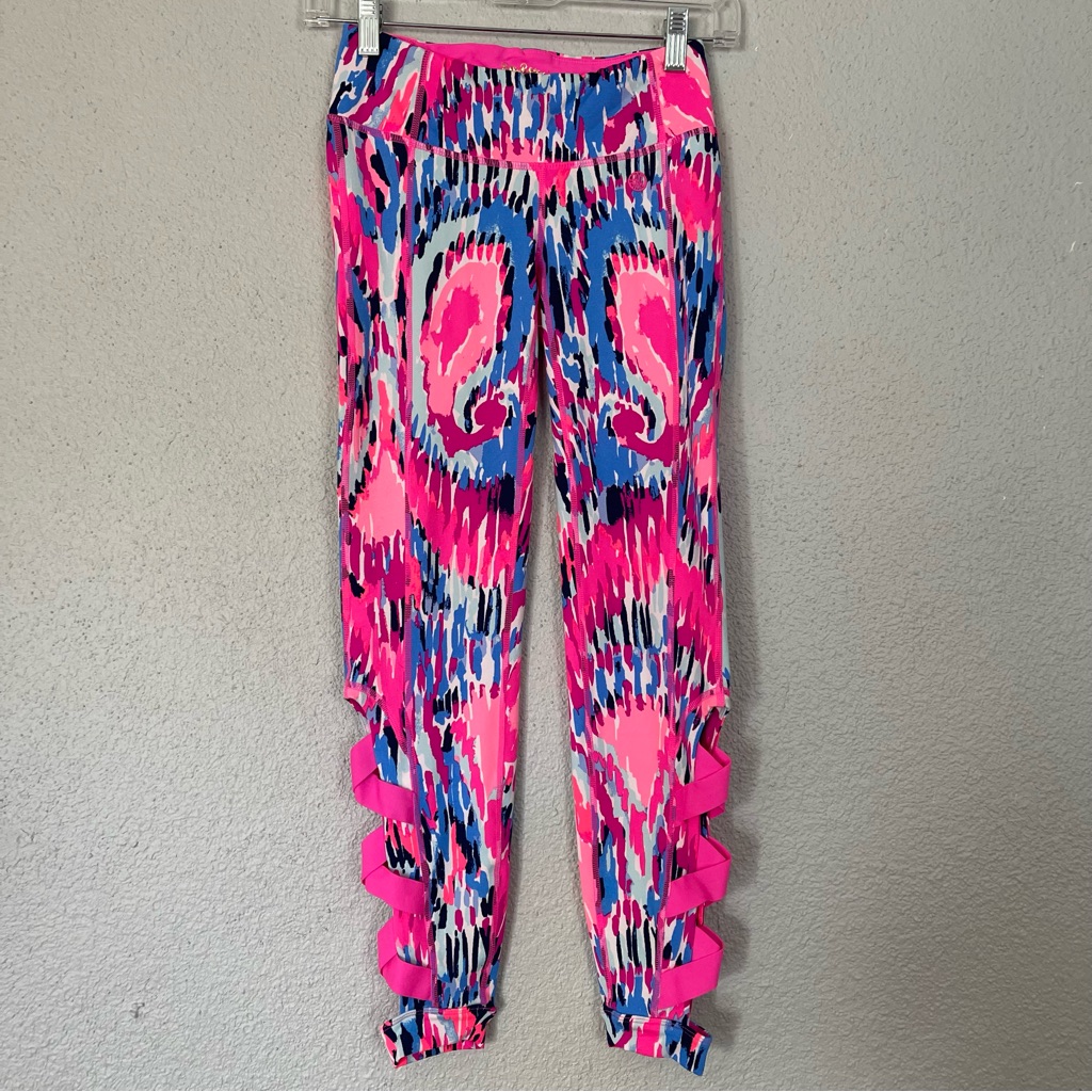 Lilly Pulitzer Luxletic Caille Weekender Legging In Multi Free Spirit